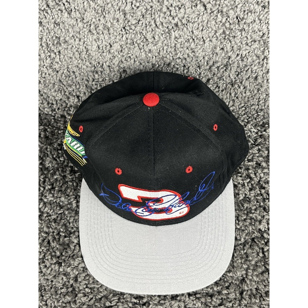 Vintage 90s NASCAR Dale Earnhardt 1998 Brickyard 400 Racing Snapback Hat Cap - Picture 2 of 7